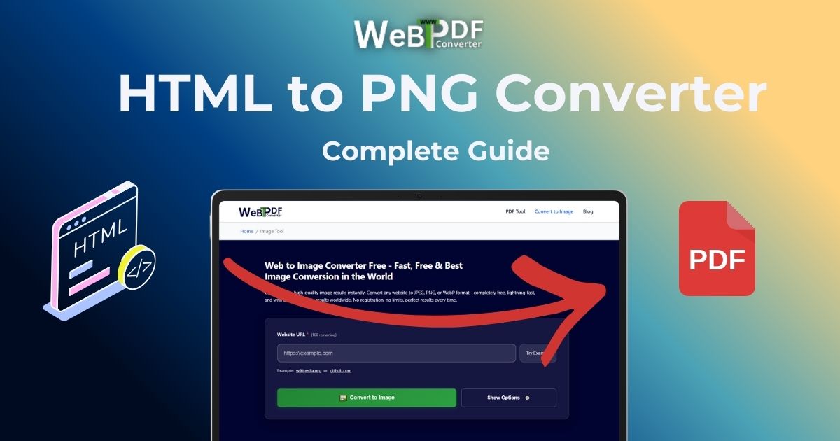 HTML to PNG Converter: Complete Guide